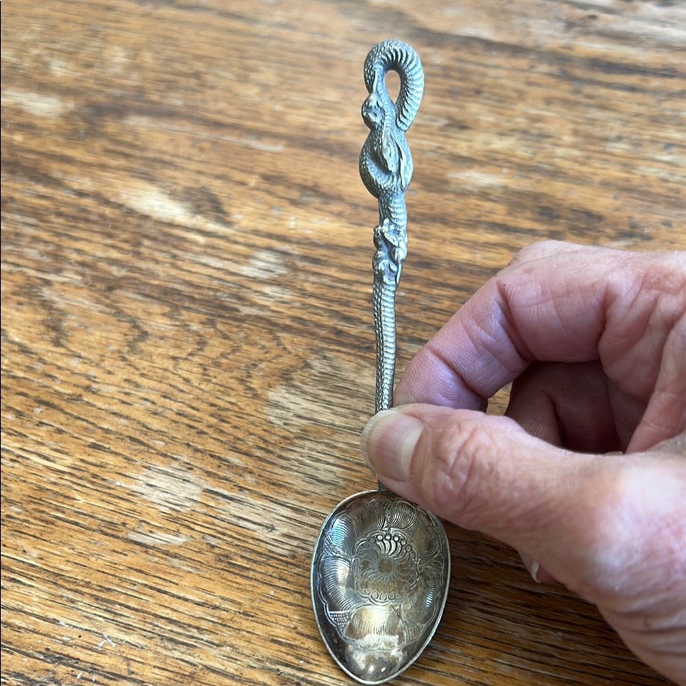 Vintage Nagasaki Serpent Spoon